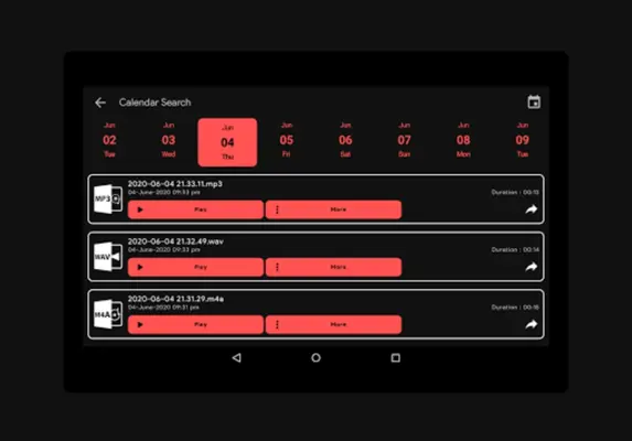 Audio Recorder android App screenshot 0