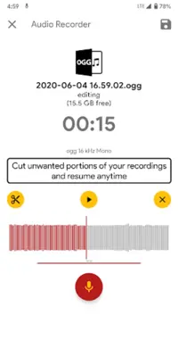 Audio Recorder android App screenshot 12