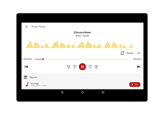 Audio Recorder android App screenshot 1