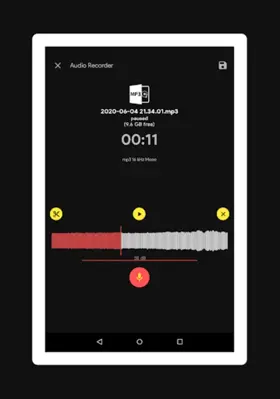 Audio Recorder android App screenshot 3